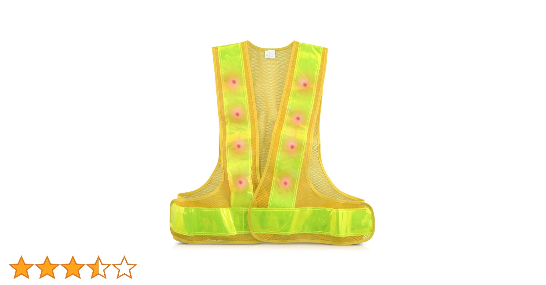 Amazon.co.jp: kwmobile LEDベスト 安全ベスト 蛍光 ストライプ - 16